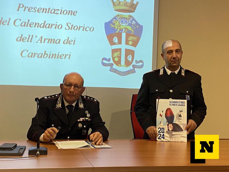 I Carabinieri e la Comunità: presentato il Calendario Storico