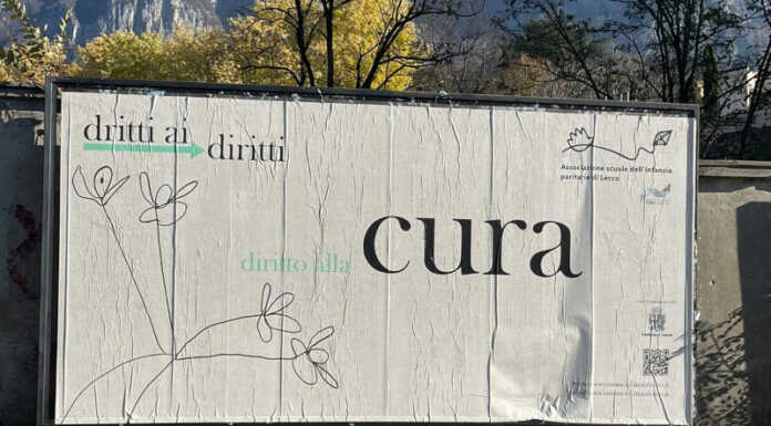 Le scuole dell’infanzia paritarie tappezzano Lecco di diritti dritti ai diritti scuole infanzia paritarie