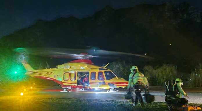 Sbagliano sentiero scendendo dal Resegone, elisoccorsi due escursionisti elisoccorso como bione