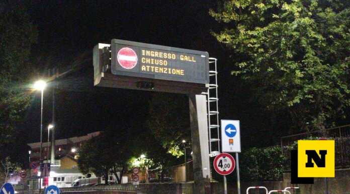 Corsia allagata nella galleria San Martino, chiuso l’accesso alla SS36 di via Aldo Moro