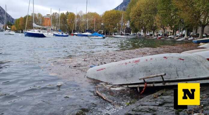 Maltempo. Il lago si alza ma non esonda: “Situazione sotto controllo” lungolago acqua alta