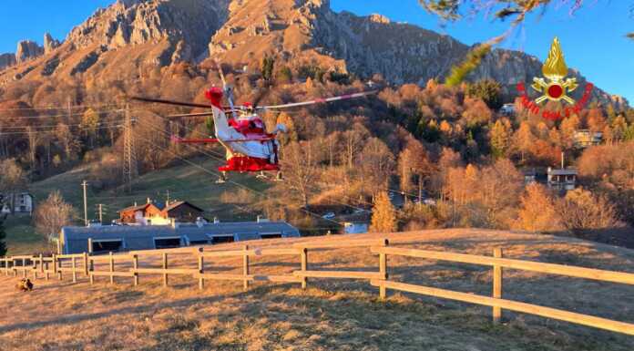 In difficoltà in Grignetta, ragazzo recuperato con l’elicottero recupero ragazzo in grignetta
