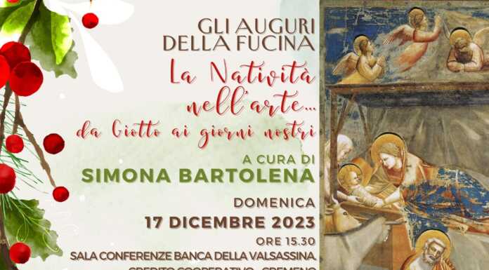 A Cremeno “La Natività nell’arte… da Giotto ai giorni nostri” 20231217 Auguri della Fucina - Bartolena