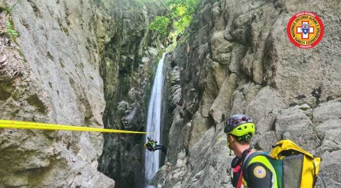 Soccorso Alpino. Per la squadra forra regionale 26 attivazioni nel 2023 Soccorso Alpino squadra forra regionale