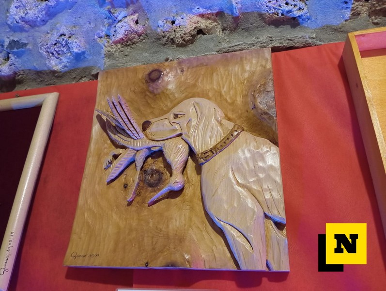 Sornico Lierna Mostra sculture in legno inaugurazione