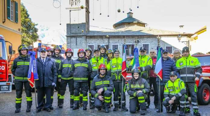 I Vigili del Fuoco di Bellano in festa per Santa Barbara