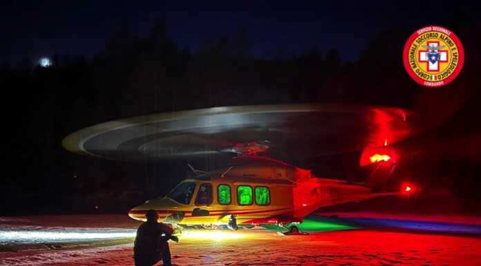 Recuperati i quattro alpinisti bloccati nel canale Ovest del Legnone soccorso alpino legnone