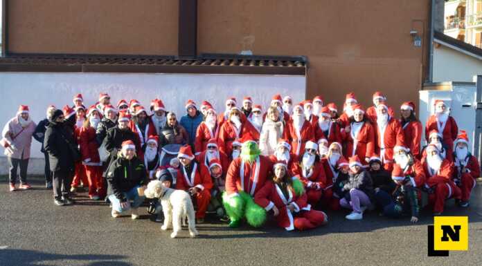 Un centinaio di Babbi Natale di corsa per le vie di Calolziocorte Corri_Babbo_Corri_Calolzio_20231210