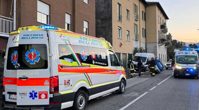 Incidente a Mandello tra Ape e moto: 37enne in condizioni serie Incidente Olcio Mandello 20231216