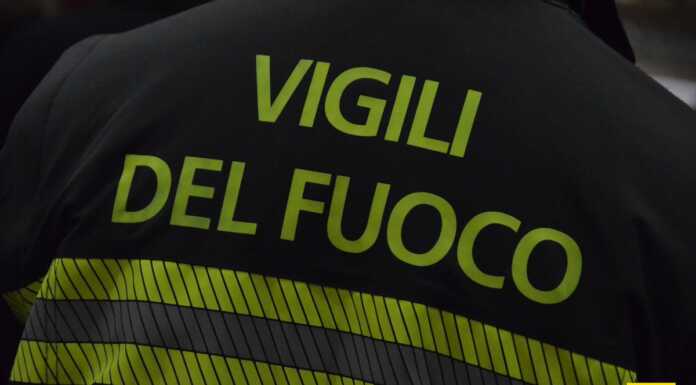 Calolziocorte, intervento dei VVF in via Galli