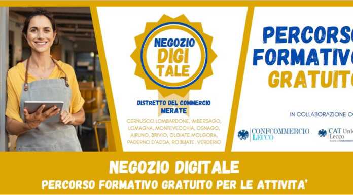 Distretto commercio Meratese: al via il percorso del negozio digitale
