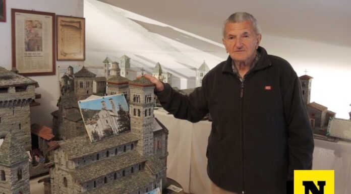 Dolore per la morte di Erminio Locatelli, riproduceva chiese in miniatura Erminio Locatelli morto all'età di 97 anni