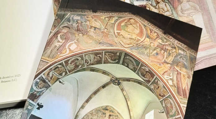 Mandello. ‘Il Vangelo secondo San Giorgio’ fa scoprire la chiesa e aiuta la raccolta fondi Mandello Chiesa San Giorgio libro raccolta fondi affreschi