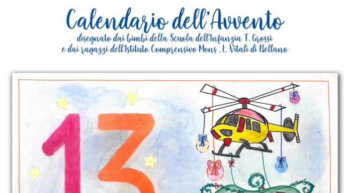 L’Avvento sulla sede del Soccorso Bellanese: “Speriamo in nuovi volontari” Natale col Soccorso Bellanese calendario Avvento