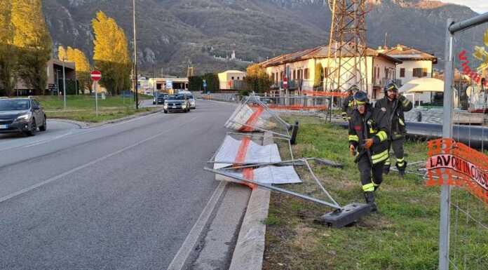 Vento forte, tanti interventi dei Vigili del Fuoco interventi vvf vento