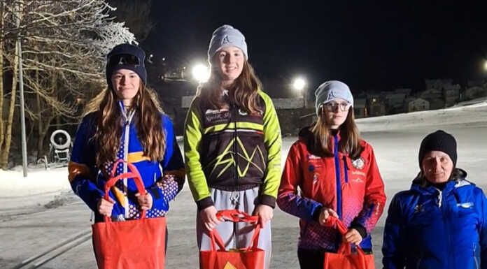 Sci di fondo. Campionato provinciale Sondrio, Aurora Invernizzi vince nelle Allieve Aurora Invernizzi