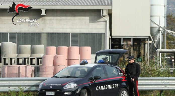 Resistenza a pubblico ufficiale, ordine di carcerazione per un 43enne Carabinieri Colico Lecco