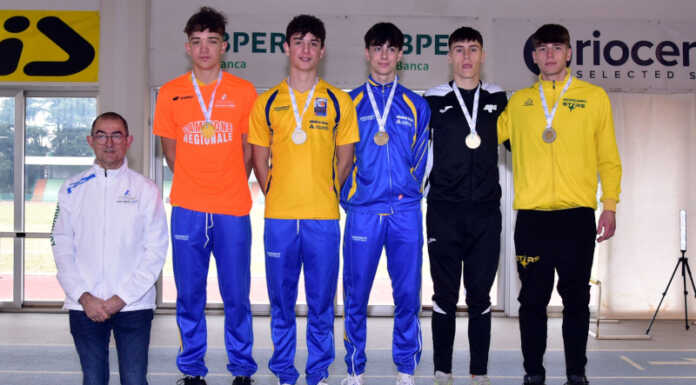 Indoor. Podio tutto firmato Atletica Lecco nel salto in lungo Allievi Salto in lungo allievi