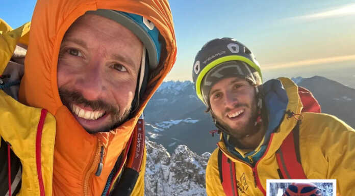 Piani di Bobbio. Al Barbisino tracciata la nuova via d’arrampicata “Charlie nel vento” Marco Gianola e Luca Danieli