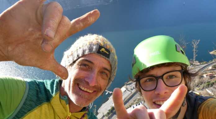 Arrampicata. Via nuova sul Pilastro dell’Orsa Maggiore per Valseschini e Saggiante Saggiante_Valseschini_Il_Cliff_di_Schranz_Arrampicata_20240102