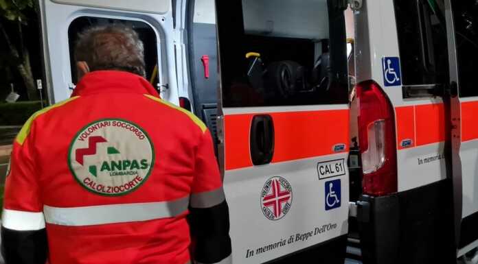 Calolzio. Giovane investito dopo una lite, soccorsi in azione in corso Europa Volontari_del_Soccorso_Calolziocorte_generica