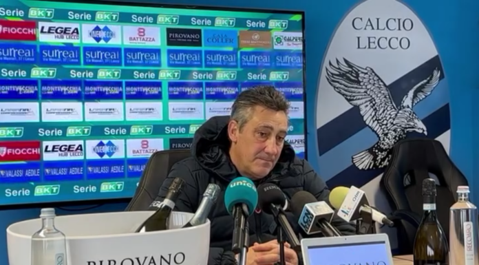 Calcio Lecco. Aglietti post Palermo: “Io non mi voglio arrendere” Aglietti, Calcio Lecco