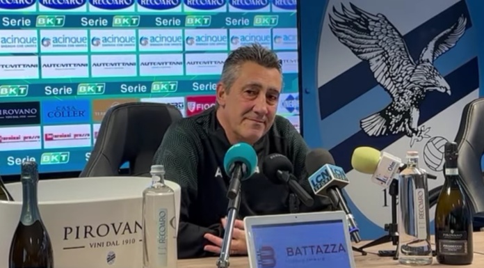 Calcio Lecco. Aglietti post Cittadella: “Buona reazione da parte della squadra”