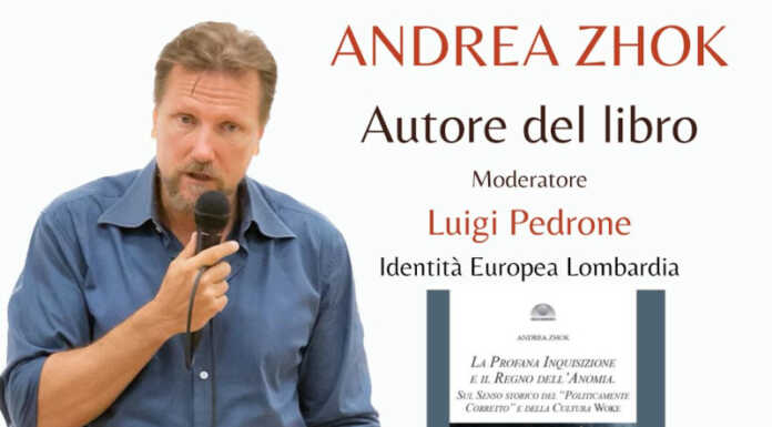 Identità Europea, a Calolzio incontro con il filosofo Andrea Zhok Andrea Zhok