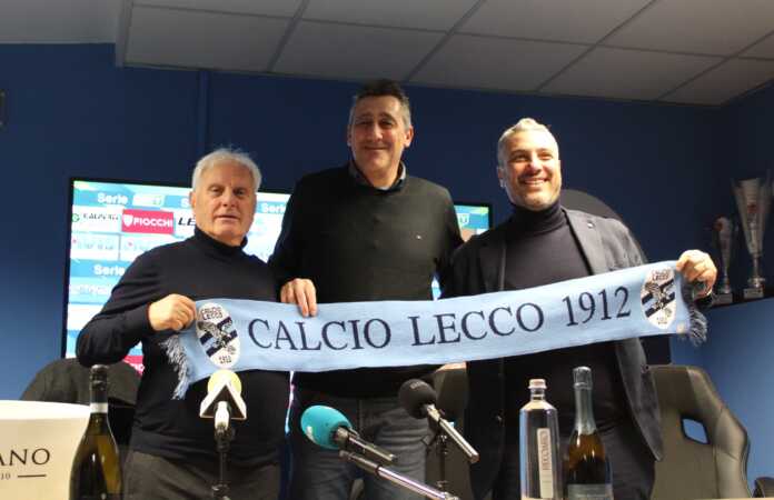 Calcio Lecco direttore generale Angelo Maiolo mister Alfredo Aglietti Domenico Fracchiolla (1)