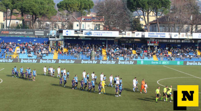 Calcio Lecco. Blucelesti travolti 3-1 dal Cosenza