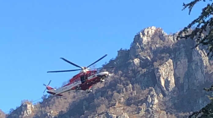 Soccorsi in azione al Due Mani, ma è stato un falso allarme Drago VVF Due Mani Ballabio (1)