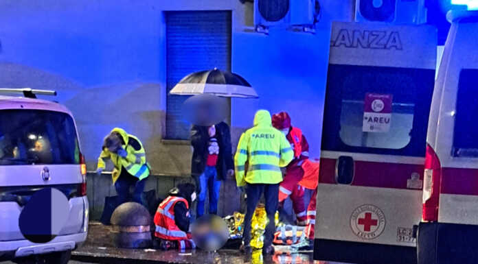 Incidente a Calolziocorte, soccorsi al lavoro nella serata di venerdì Incidente a Calolziocorte