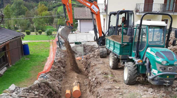 Primaluna: concluse le opere della rete fognaria in via della Vigna Lavori primaluna lario reti holding