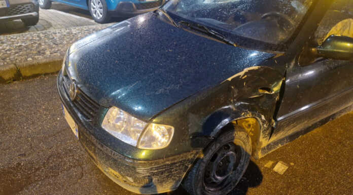 Merate, incidente auto moto in via Como: soccorso 34enne