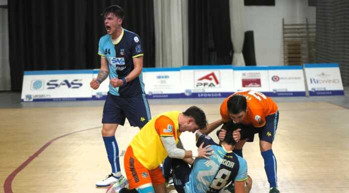 Calcio a cinque A2 Élite: il derby è bluceleste. Vittoria contro i Saints per 3-2