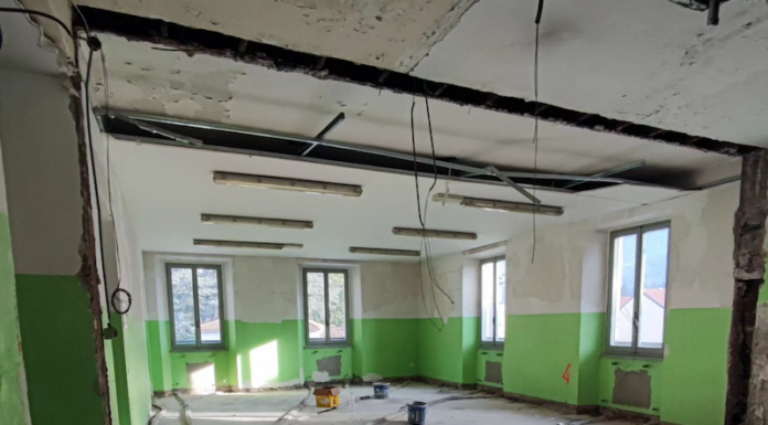 Carducci, proseguono i lavori. La nuova scuola pronta a settembre cantiere carducci lecco