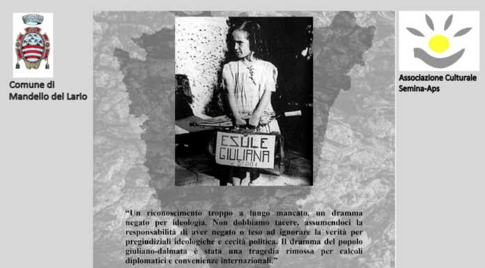 Mandello. Foibe, esodo e confine orientale rivissuti nel Giorno del Ricordo