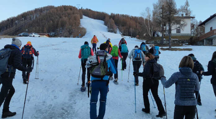 Ciaspolata notturna all’Alpe di Paglio per il Cai Strada Storta Cai Strada Storta Ciaspolata