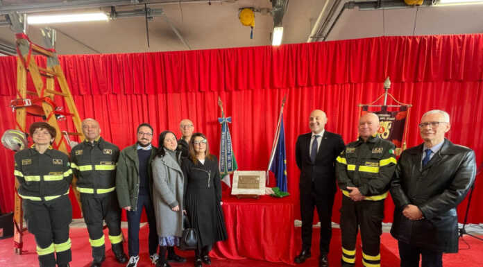 I Vigili del Fuoco di Lecco ricordano l’amico e collega Diego Busdon Vigili del Fuoco di Lecco, cerimonia in memoria di Diego Busdon