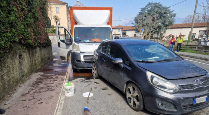 Garlate, tamponamento tra due mezzi lungo la Sp72