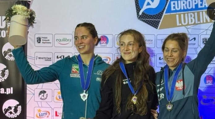 Arrampicata. Beatrice Colli d’argento nella Coppa Europa Senior Podio Coppa Europa Senior