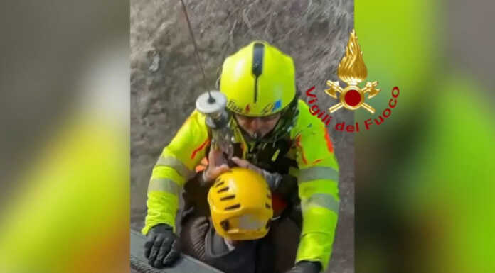 Disperso sul Monte San Primo, anziano recuperato con l’elicottero Recupero Vigili del Fuoco Monte San Primo