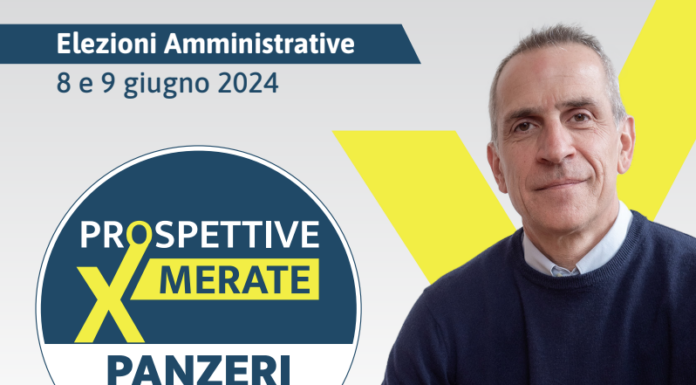 Massimo Panzeri lancia la campagna elettorale oggi in piazza con “Prospettive per Merate”