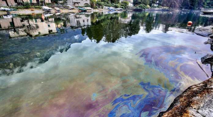 Lierna. Sversamento in località Riva Nera, persiste il flusso degli inquinanti Sversamento_idrocarburi_inquinamento_lierna_20240303