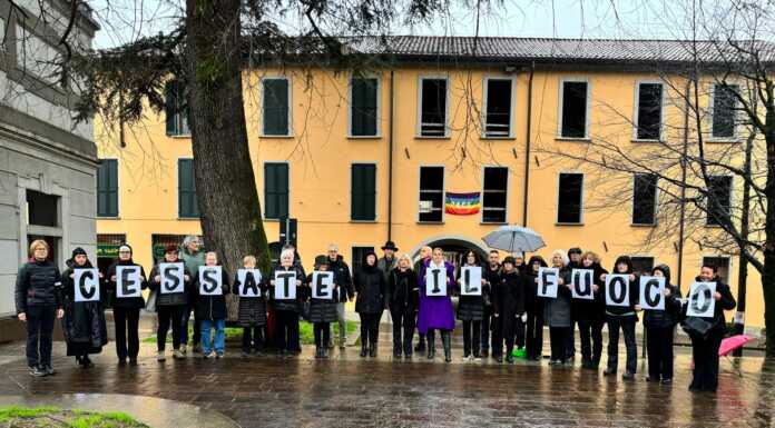 Osnago, la manifestazione delle Donne in cammino per la pace: “Cessate il fuoco”