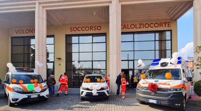 Inaugurati i nuovi mezzi dei Volontari del Soccorso di Calolzio