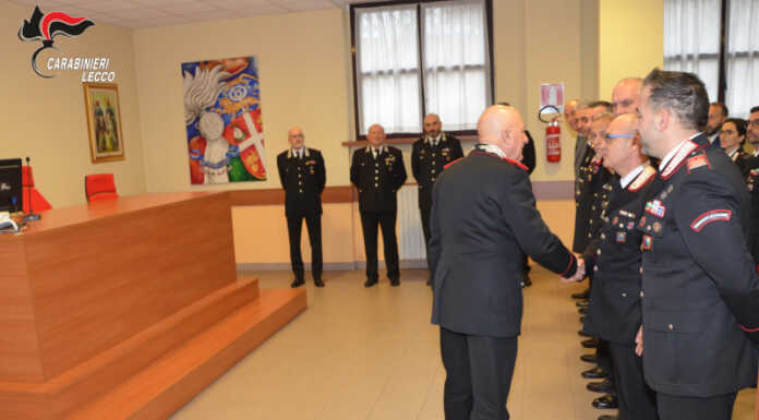 Carabinieri. Il Generale di Corpo d’Armata Gino Micale in visita a Lecco carabinieri lecco visita