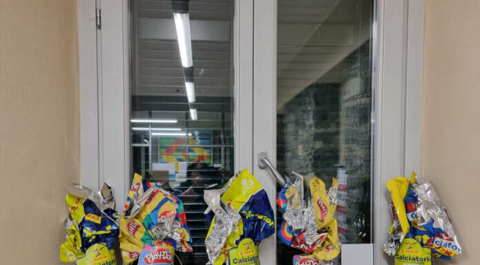 Esino ringrazia Icam per la “dolcezza” ricevuta Uova Pasqua ICAM Esino Lario