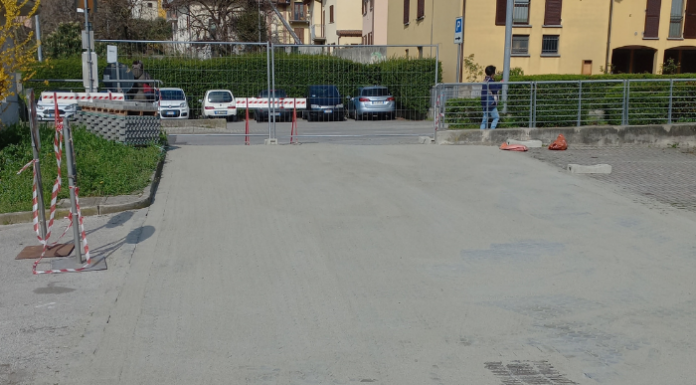 Valmadrera, terminati i lavori nei parcheggi in via S. Rocco