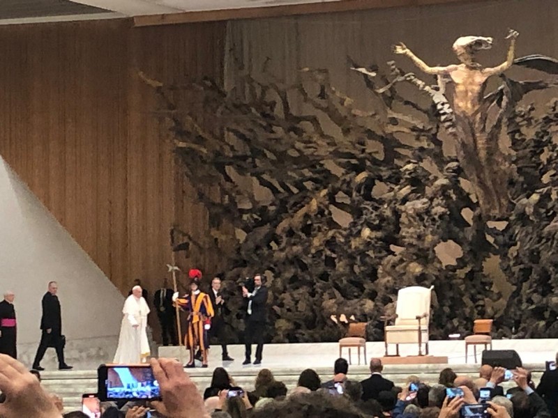 Delegazione Auser provinciale Lecco udienza Papa Francesco
